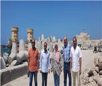 الانتهاء من 95% من مشروع الحماية البحرية لقلعة قايتباى بالإسكندرية