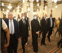 وصول وزير الأوقاف ومحافظ القاهرة ونقيب الأشراف لافتتاح مسجد «فاطمة النبوية»