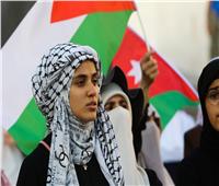 وقفة احتجاجية قرب سفارة إسرائيل بالأردن رفضًا للعدوان على غزة