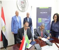 وزير التعليم العالي يشهد توقيع بروتوكول تعاون بين جامعتي الجلالة ومصر للعلوم والتكنولوجيا
