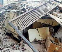 مصرع 4 أطفال وإصابة شخصين في انهيار منزل ريفي بأسيوط | صور