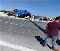 إصابة سائق في انقلاب «تريلا» بالإسماعيلية 