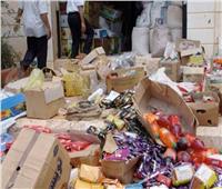 ضبط 42 طن مواد غذائية مخبأة داخل مخزن تمهيدا لرفع أسعارها بالقاهرة