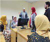 نائب رئيس جامعة الأزهر يتابع اختبارات القدرات بمعهد التمريض