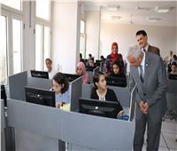 رئيس جامعة المنوفية يتفقد اختبارات مبادرة «أشبال مصر الرقمية»