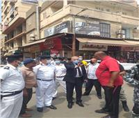مدير أمن دمياط يقود حملة أمنية مكبرة بمدينة فارسكور