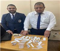 جمارك مطار القاهرة الدولي تحبط تهريب أقراص الترامادول المخدرة 