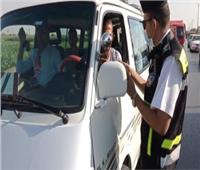 ضبط شخص بحوزته رخصة قيادة مزورة خلال حملة مرورية بالقليوبية