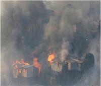 حريق غابات يدمر 100 منزل بـ «كاليفورنيا»