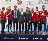 5 ميداليات متنوعة للكاراتيه المصري في بطولة "البريميرليج"