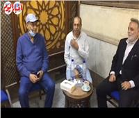أحمد بدير ومحمد الصاوي يحضران عزاء علي عبد الخالق | فيديو     