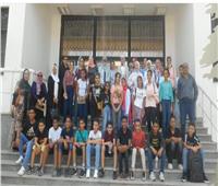 جامعة قناة السويس تستضيف 74 طالبًا وطالبة من مدارس الإسماعيلية 