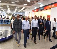 رئيس الوزراء يتفقد مشروع تطبيقات الهوية البصرية بمطار شرم الشيخ