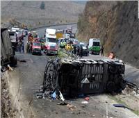 مقتل 18 شخصًا إثر اصطدام حافلة ركاب بصهريج وقود في المكسيك