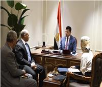 تفاصيل اجتماع وزير الرياضة مع سفير مصر لدى أوغندا
