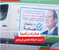 فيديوجراف | مبادرات رئاسية دعمت النظام الصحي في مصر