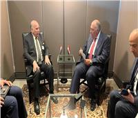 وزير الخارجية يلتقي مع وزير الخارجية العراقي