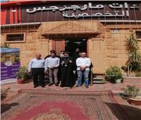 الأنبا أنجيلوس يفتتح عيادات المركز الطبي بكنيسة مار جرجس بخماروية