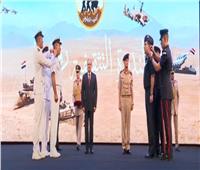 الرئيس السيسي يصدق على ترقية قائدي القوات البحرية والجوية لرتبة فريق