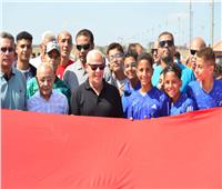 محافظ بورسعيد يشارك في ماراثون بين «ضفتي القناة» احتفالا بانتصارات أكتوبر
