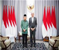 نائب رئيس جمهورية إندونيسيا يستقبل السفير المصري في جاكرتا