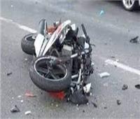 إصابة 4 أشخاص إثر انقلاب دراجة بخارية في بني سويف