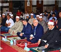 محافظ بورسعيد يشهد احتفالية المولد النبوي الشريف بالمسجد العباسي 