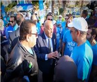 «عبد الغفار» ومدير منظمة الصحة العالمية يشاركان في مسيرة «الصحة قول وعمل»| فيديو و صور 