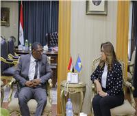 محافظ دمياط تبحث مع  سفير جمهورية سيراليون بالقاهرة تعزيز التعاون المشترك