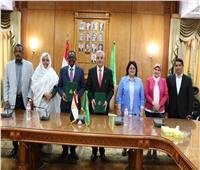رئيس جامعة المنوفية ورئيس جامعة السودان يوقعان اتفاقية تعاون ..صور