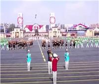 الرئيس السيسي يشهد عرضا للموسيقات العسكرية خلال احتفالية التخرج