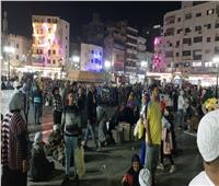 توافد المئات على ساحة مسجد السيد البدوي بطنطا للاحتفال بمولده| صور وفيديو