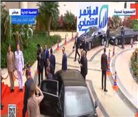لحظة وصول الرئيس السيسي مقر انطلاق فعاليات المؤتمر الاقتصادي مصر 2022