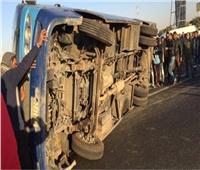 إصابة 6 أشخاص في حادث إنقلاب أتوبيس ببني سويف