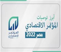 أبرز توصيات المؤتمر الاقتصادي مصر 2022 | إنفوجراف  