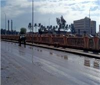 أمطار خفيفة على مدينتي مغاغة وبني مزار بالطريق الصحراوي بالمنيا
