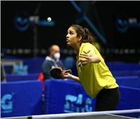 سارة الحاكم تقصي بطلة ألمانيا وتتأهل لربع نهائي بطولة مصر الدولية لتنس الطاولة 