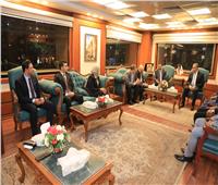محافظ سوهاج يستقبل النائب أشرف رشاد زعيم الأغلبية البرلمانية