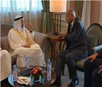 «أبو الغيط» يلتقي وزير الخارجية الكويتي قبيل انعقاد قمة الجزائر