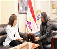 مايا مرسي تستقبل عضو الكونجرس لعرض جهود مصر في مجال تمكين المرأة