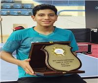 ياسين جابر: الفوز بلقب مصر الدولية لتنس الطاولة خطوة في طريق الإعداد لبطولة العالم