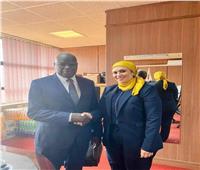 سفيرة مصر بزيمبابوي تلتقي مع وزير الاشغال العامة والحكم المحلي 