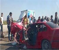 بالأسماء| إصابة 7 أشخاص إثر انقلاب سيارة ملاكي بصحراوي البحيرة