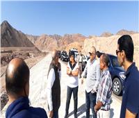 وزير الري يتفقد أعمال الحماية من أخطار السيول بجنوب سيناء