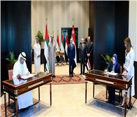 الرئيس السيسي ورئيس الإمارات يشهدان توقيع مذكرة تفاهم لتطوير محطة توليد كهرباء من طاقة الرياح