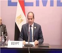 السيسي: مصر ستكون إحدى المحاور الأساسية لنقل الطاقة الكهربائية النظيفة لأوروبا