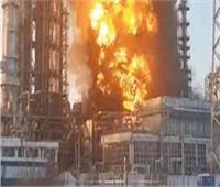 حريق في مصنع إسالة الغاز بمصفاة ميناء الأحمدي بالكويت 