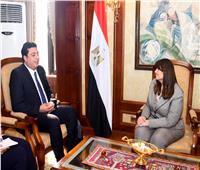 وزيرة الهجرة تلتقي أحد الخبراء المصريين بالخارج في مجال علاج السرطان    