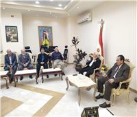 محافظ شمال سيناء يلتقي أعضاء جمعية قدامى اللاعبين