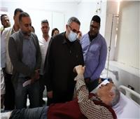 خروج 12 من مصابي أتوبيس رأس غارب من المستشفى وتحويل حالة إلى القاهرة